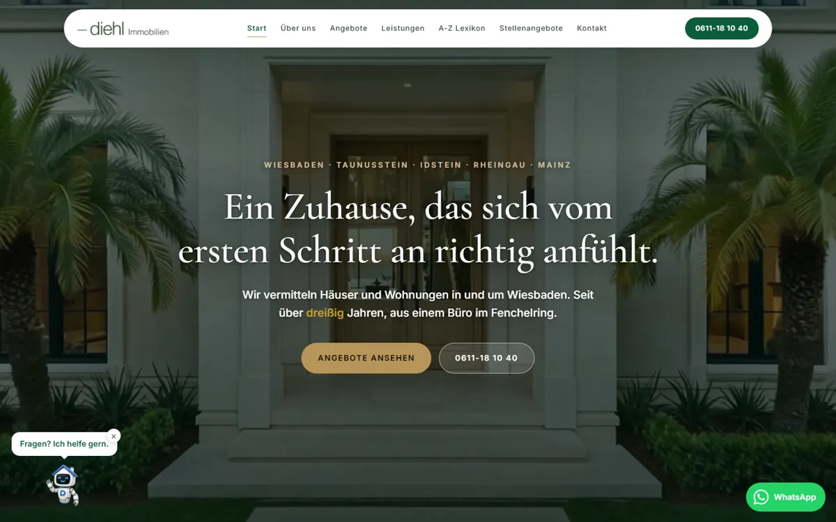 Kundenwebseite