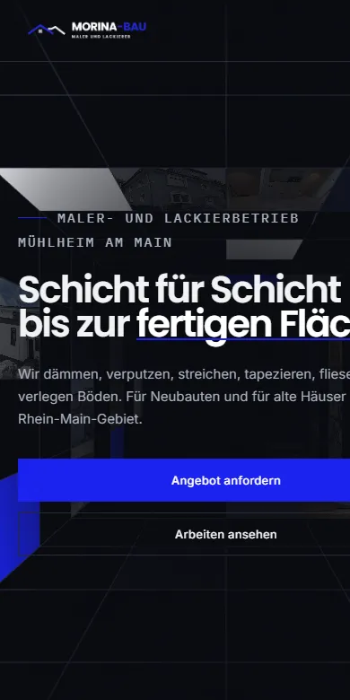 Morina-Bau – Mobil-Ansicht
